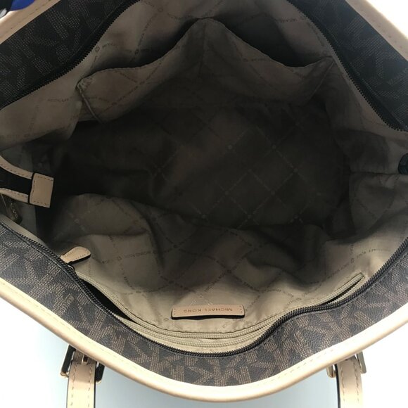 Michael Kors Jet Set Signature Coated Canvas Tote - Picture 11 of 11